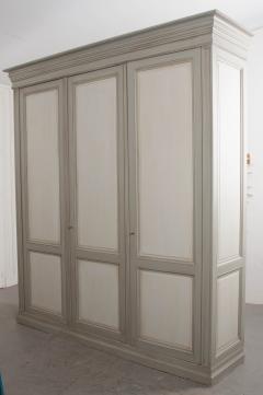 FRENCH LOUIS XVI STYLE PAINTED PINE WARDROBE - 947671