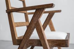 FRENCH OAK DINING CHAIRS - 1021136