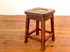 FRENCH PRIMITIVE SIDE STOOL - 2829971