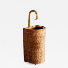 FRENCH WICKER UMBRELLA HOLDER - 1215292