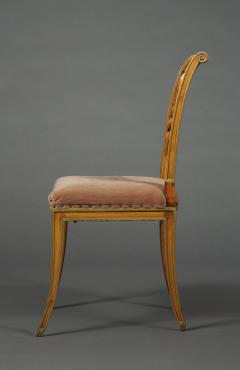 FRIEDRICH GOTTLOB HOFFMANN SET OF SIX NEOCLASSICAL SIDE CHAIRS IN THE MANNER OF FRIEDRICH GOTTLOB - 3519338