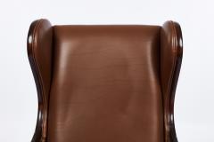 FRITS HENNINGSEN WINGBACK LOUNGE CHAIR - 2260234