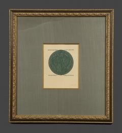 FRITZ ENDELL SET OF EXTREMELY FINE WOODCUTS OF ANCIENT HAND MIRRORS BY FRITZ ENDELL - 3424446