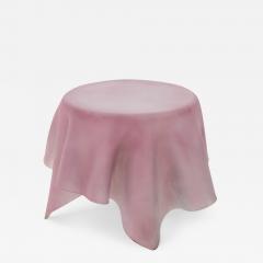 FROSTED GLASS DRAPERY TABLE - 2642301
