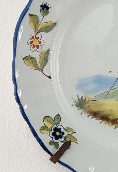 Fa ence Plate with Joan of Arc France 19th century - 4156950