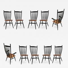 Fabian Fischer Set of 10 Handcrafted Studio Bent Chairs by Fabian Fischer Germany 2019 - 1034173