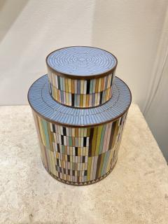 Fabienne Jouvin Cloisonn Lidded Jar by Fabienne Jouvin Paris - 4365977