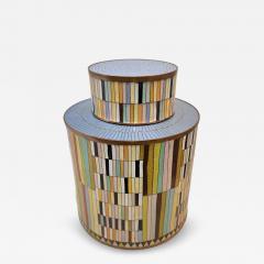 Fabienne Jouvin Cloisonn Lidded Jar by Fabienne Jouvin Paris - 4368879