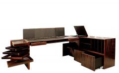 Fabio Lenci Mid Century Modern Executive Desk by Fabio Lenci for Bernini - 2953228