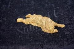 Fabrege Style Gilt Bronze Bear - 2549613