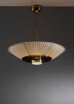 Fabric and brass pendant - 4245250
