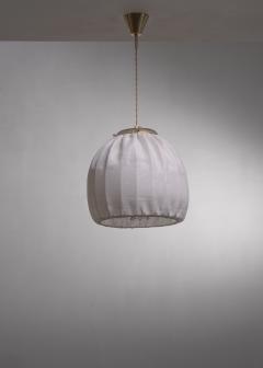 Fabric and glass pendant lamp - 3262482