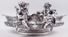 Fabulous Austrian Rococo Classical Hunting Fishing Centerpiece Bowl - 3991846