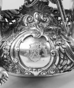 Fabulous Austrian Rococo Classical Hunting Fishing Centerpiece Bowl - 3991856
