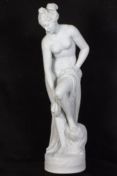Fabulous French Neoclassical Marble Sculpture of Bathing Venus 1880 - 3659406