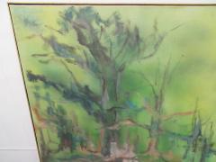 Fabulous Large Scale Mid Century Modern Landscape Oil Painting - 1659351