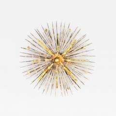 Fabulous Mixed Metal Sputnik Form Brutalist Wall Sculpture - 433510
