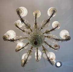 Fabulous Modern Art Deco Style Murano Glass Chandelier - 2587565