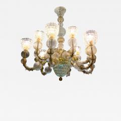Fabulous Modern Art Deco Style Murano Glass Chandelier - 2592854