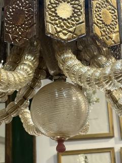 Fabulous Murano Pink and Gold Venetian Chandelier - 4150661