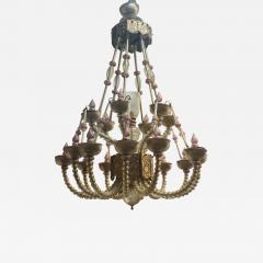 Fabulous Murano Pink and Gold Venetian Chandelier - 4151835