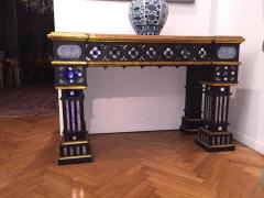 Fabulous Pair of Italian 19th Century Neo Gothic Console Tables - 1728126