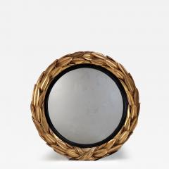 Fabulous Pure English Regency Period Giltwood Convex Mirror - 4020054