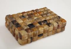Faceted Horn Tile Box 14x10 - 2934320