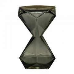 Faceted Murano Glass Occasional Table in Gray - 4126653