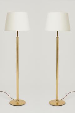 Fagerhults Belysning Pair of Mid Century Brass Floor Lamps by Fagerhults Belysning - 2845297