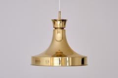 Fagerhults Belysning Swedish Modern Brass Pendant Light by Fagerhults Belysning Sweden 1960s - 3385619