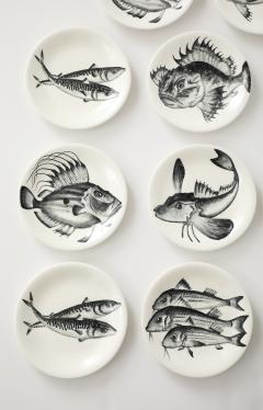 Faience d Avrit Faience d Avrit 11 French Hand Painted Fish Dinner Plates - 4618139
