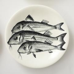 Faience d Avrit Faience d Avrit 11 French Hand Painted Fish Dinner Plates - 4618141