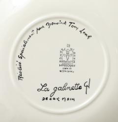 Faience d Avrit Faience d Avrit 11 French Hand Painted Fish Dinner Plates - 4618144