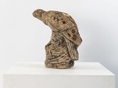 Falcon or Hawk Bird Stone Garden Ornament Belgium Mid 20th C  - 4202237