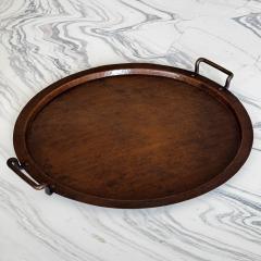 Falick Novick Falick Novick round tray with handles early 20th century - 4746143