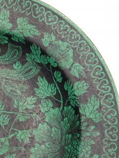 Famille Noir Chinese Plate circa 1900 - 3953351