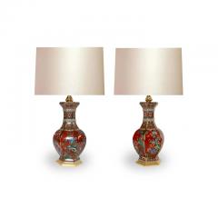 Famille Rose Porcelain Lamps - 3031387