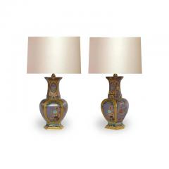 Famille Verte Porcelain Lamps - 3031395