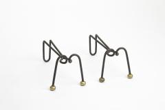 Fancy Ants shaped wrought iron with gold leaf accent - 952579