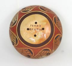 Fannie Nampeyo Hopi seed jar with migration design by Fannie Nampeyo - 1679205