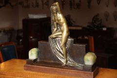 Fanny Rozet Art Deco Figural Lamp by FANNY ROZET - 1422749