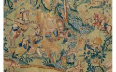 Fantastic Beasts Hunt Late 16th Century European Antique Tapestry - 4210577