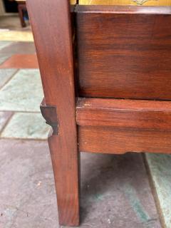 Fantastic Pair Chinoiserie Solid Rosewood Lounge Chairs Mid Century - 4561099