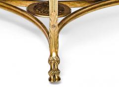 Fantastic Pair of Louis XVI Style Gilt Bronze and Malachite Gueridons Tables - 810709