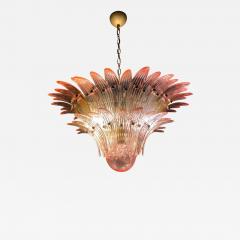 Fantastic Pink Murano Palmette Chandelier - 2244633