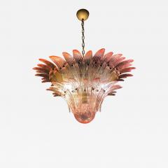 Fantastic Pink Murano Palmette Chandelier - 3460016