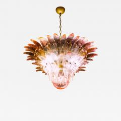 Fantastic Pink Murano Palmette Chandelier - 4716324