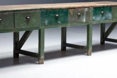 Farmhouse Work Table France Early 20th Century - 4117285