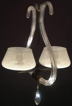 Fascinating Chandelier Murano Reticello 1940s - 670971